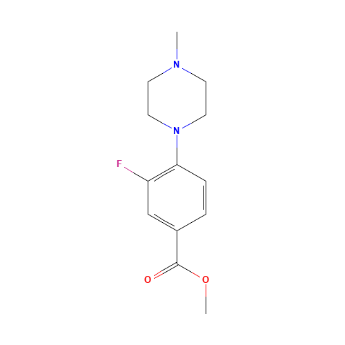 methyl 3-fluoro-4-(4-methylpiperazin-1-yl)benzoate (CAS: 948018-58-4) - Related Chemical Product