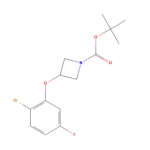 tert-butyl 3-(2-bromo-5-fluorophenoxy)azetidine-1-carboxylate (CAS: 1042428-82-9) - Related Chemical Product