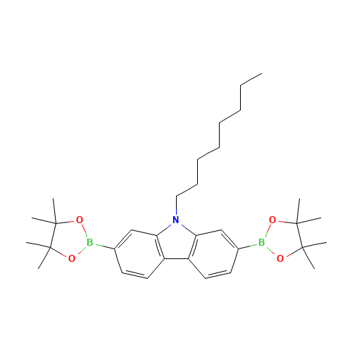 9-octyl-2,7-bis(4,4,5,5-tetramethyl-1,3,2-dioxaborolan-2-yl)carbazole (CAS: 406726-92-9) - Related Chemical Product