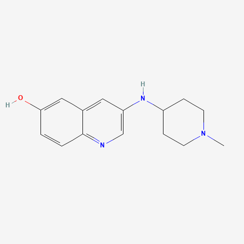 3-[(1-methylpiperidin-4-yl)amino]quinolin-6-ol (CAS: 1442636-23-8) - Related Chemical Product