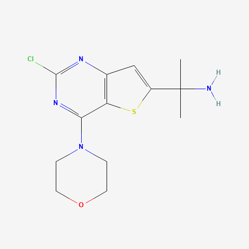 2-(2-chloro-4-morpholin-4-ylthieno[3,2-d]pyrimidin-6-yl)propan-2-amine (CAS: 956391-33-6) - Related Chemical Product