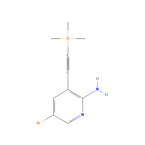 5-bromo-3-(2-trimethylsilylethynyl)pyridin-2-amine (CAS: 905966-34-9) - Related Chemical Product