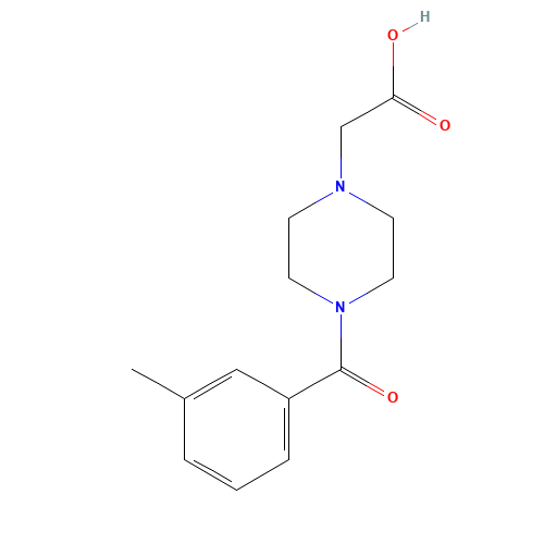 2-[4-(3-methylbenzoyl)piperazin-1-yl]acetic acid (CAS: 705941-42-0) - Related Chemical Product