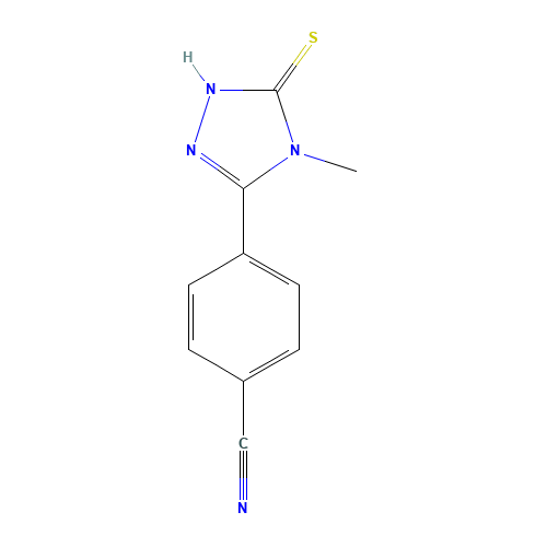 4-(4-methyl-5-sulfanylidene-1H-1,2,4-triazol-3-yl)benzonitrile (CAS: 950783-77-4) - Related Chemical Product