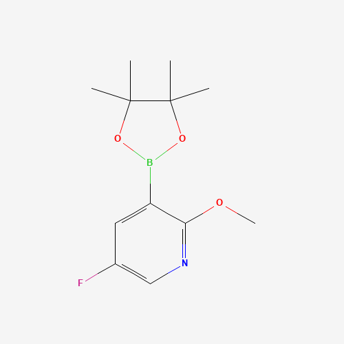 5-fluoro-2-methoxy-3-(4,4,5,5-tetramethyl-1,3,2-dioxaborolan-2-yl)pyridine (CAS: 1083168-95-9) - Related Chemical Product