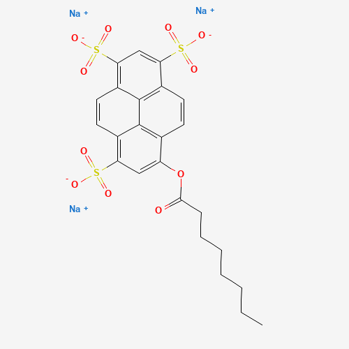 trisodium;8-octanoyloxypyrene-1,3,6-trisulfonate (CAS: 115787-84-3) - Related Chemical Product