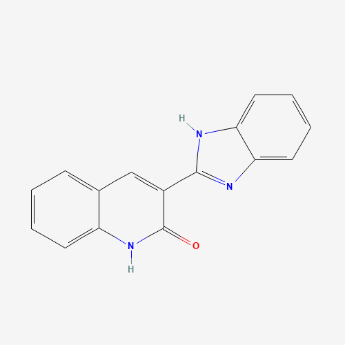 3-(1,3-dihydrobenzimidazol-2-ylidene)quinolin-2-one (CAS: 83520-73-4) - Related Chemical Product