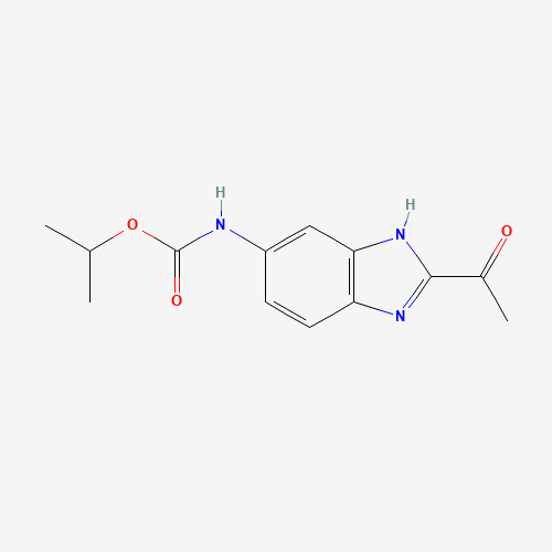 propan-2-yl N-(2-acetyl-3H-benzimidazol-5-yl)carbamate (CAS: 31143-75-6) - Related Chemical Product