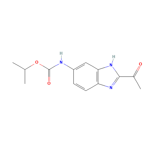 propan-2-yl N-(2-acetyl-3H-benzimidazol-5-yl)carbamate (CAS: 31143-75-6) - Related Chemical Product