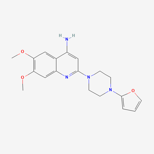 2-[4-(furan-2-yl)piperazin-1-yl]-6,7-dimethoxyquinolin-4-amine (CAS: 742649-91-8) - Related Chemical Product