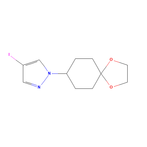 1-(1,4-dioxaspiro[4.5]decan-8-yl)-4-iodopyrazole (CAS: 1175275-29-2) - Related Chemical Product