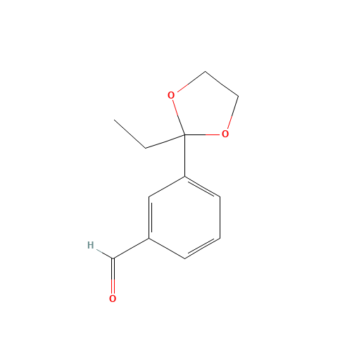 3-(2-ethyl-1,3-dioxolan-2-yl)benzaldehyde (CAS: 476412-33-6) - Related Chemical Product