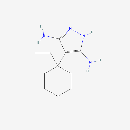 4-(1-ethenylcyclohexyl)-1H-pyrazole-3,5-diamine (CAS: 1375087-65-2) - Related Chemical Product