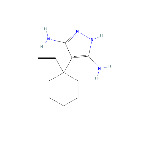 4-(1-ethenylcyclohexyl)-1H-pyrazole-3,5-diamine (CAS: 1375087-65-2) - Related Chemical Product