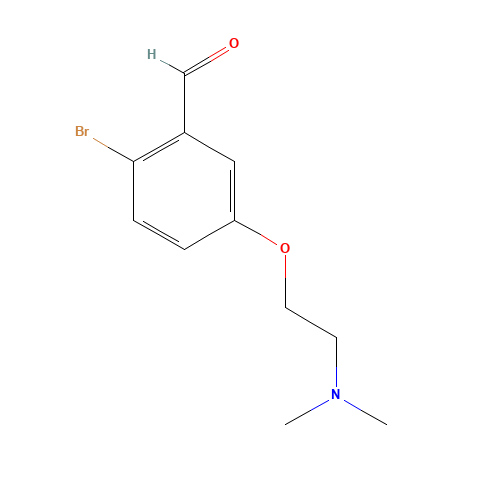 2-bromo-5-[2-(dimethylamino)ethoxy]benzaldehyde (CAS: 1198208-03-5) - Related Chemical Product