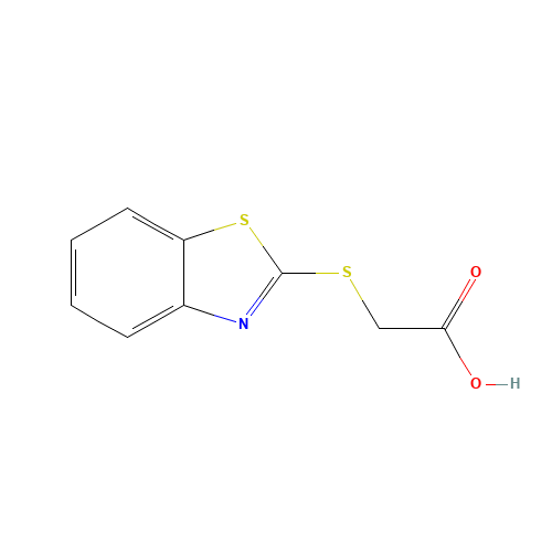 2-(1,3-benzothiazol-2-ylsulfanyl)acetic acid (CAS: 6295-57-4) - Related Chemical Product