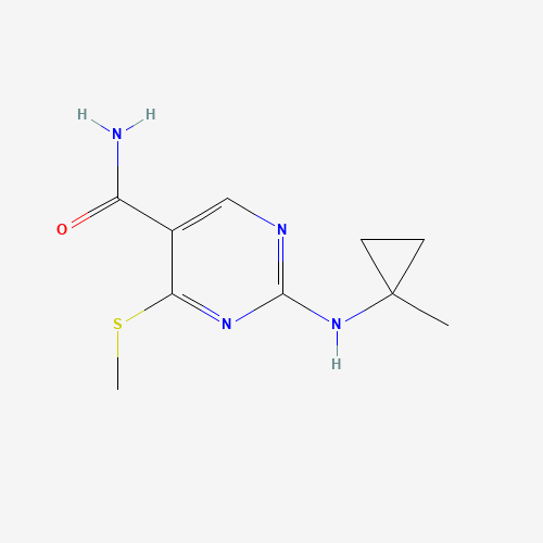 2-[(1-methylcyclopropyl)amino]-4-methylsulfanylpyrimidine-5-carboxamide (CAS: 1403865-43-9) - Related Chemical Product