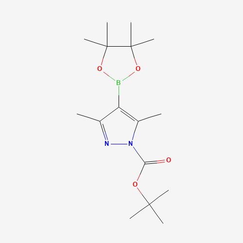 tert-butyl 3,5-dimethyl-4-(4,4,5,5-tetramethyl-1,3,2-dioxaborolan-2-yl)pyrazole-1-carboxylate (CAS: 1073354-70-7) - Related Chemical Product