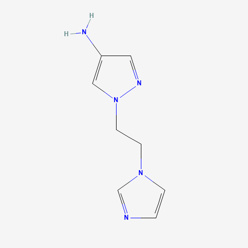 1-(2-imidazol-1-ylethyl)pyrazol-4-amine (CAS: 1029413-48-6) - Related Chemical Product