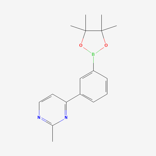 2-methyl-4-[3-(4,4,5,5-tetramethyl-1,3,2-dioxaborolan-2-yl)phenyl]pyrimidine (CAS: 1314389-99-5) - Related Chemical Product