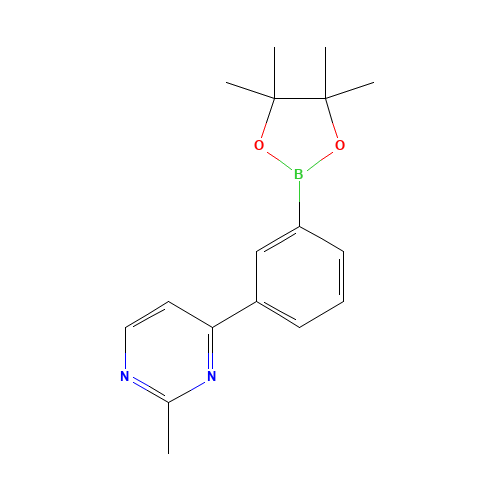 2-methyl-4-[3-(4,4,5,5-tetramethyl-1,3,2-dioxaborolan-2-yl)phenyl]pyrimidine (CAS: 1314389-99-5) - Related Chemical Product