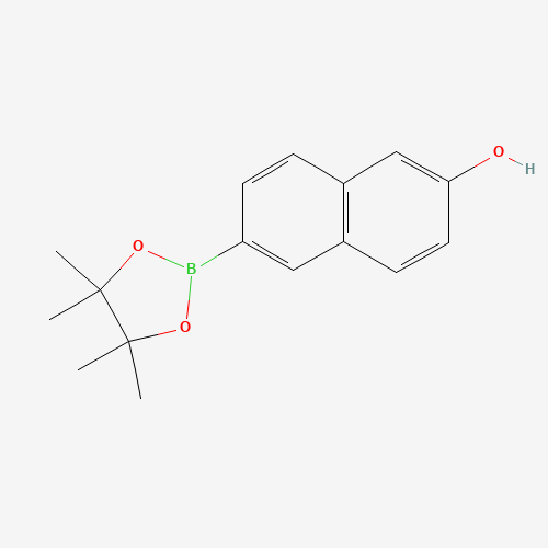 6-(4,4,5,5-tetramethyl-1,3,2-dioxaborolan-2-yl)naphthalen-2-ol (CAS: 269410-21-1) - Related Chemical Product