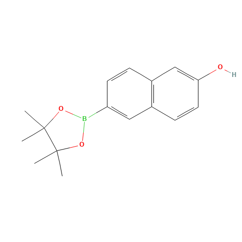 6-(4,4,5,5-tetramethyl-1,3,2-dioxaborolan-2-yl)naphthalen-2-ol (CAS: 269410-21-1) - Related Chemical Product