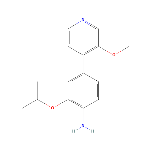 4-(3-methoxypyridin-4-yl)-2-propan-2-yloxyaniline (CAS: 1462950-57-7) - Related Chemical Product