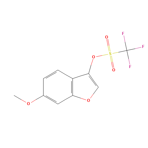 (6-methoxy-1-benzofuran-3-yl) trifluoromethanesulfonate (CAS: 862179-08-6) - Related Chemical Product