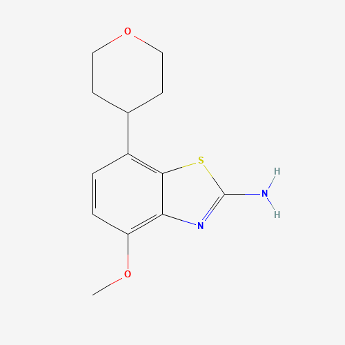 4-methoxy-7-(oxan-4-yl)-1,3-benzothiazol-2-amine (CAS: 554411-25-5) - Related Chemical Product