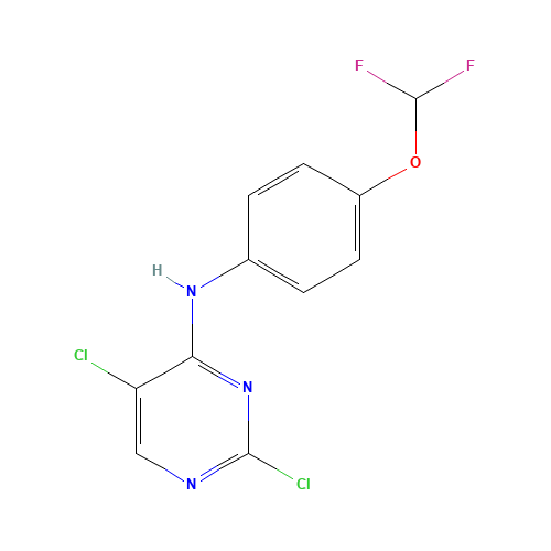 2,5-dichloro-N-[4-(difluoromethoxy)phenyl]pyrimidin-4-amine (CAS: 1341200-83-6) - Related Chemical Product
