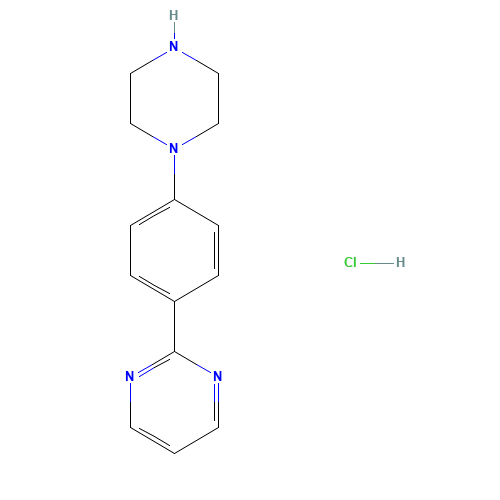 2-(4-piperazin-1-ylphenyl)pyrimidine;hydrochloride (CAS: 1056624-11-3) - Related Chemical Product