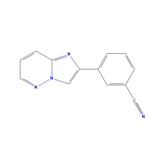 3-imidazo[1,2-b]pyridazin-2-ylbenzonitrile (CAS: 1149380-46-0) - Related Chemical Product