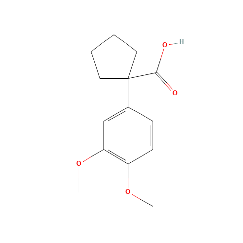1-(3,4-dimethoxyphenyl)cyclopentane-1-carboxylic acid (CAS: 43129-41-5) - Related Chemical Product