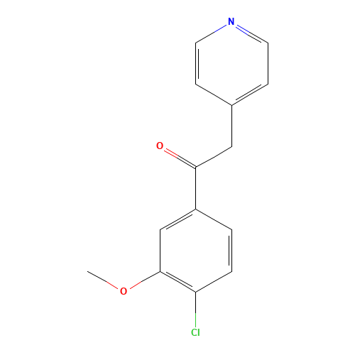 1-(4-chloro-3-methoxyphenyl)-2-pyridin-4-ylethanone (CAS: 342435-01-2) - Related Chemical Product