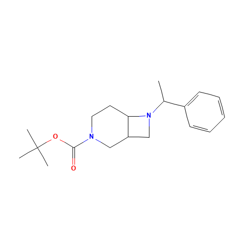 tert-butyl 8-(1-phenylethyl)-4,8-diazabicyclo[4.2.0]octane-4-carboxylate (CAS: 1058737-55-5) - Related Chemical Product