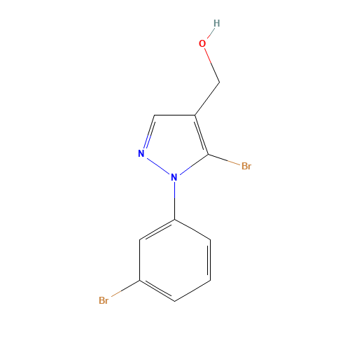 [5-bromo-1-(3-bromophenyl)pyrazol-4-yl]methanol (CAS: 1245036-45-6) - Related Chemical Product