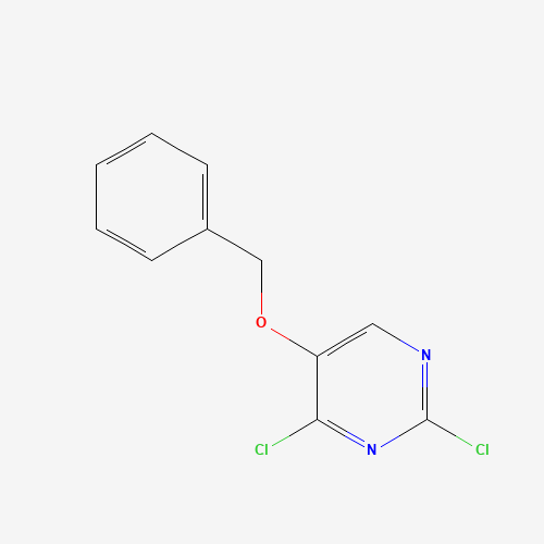 2,4-dichloro-5-phenylmethoxypyrimidine (CAS: 91183-17-4) - Chemical Structure and Molecular Formula 
