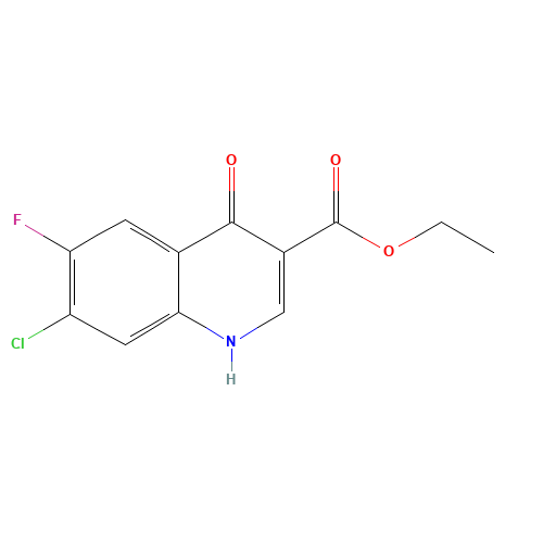 ethyl 7-chloro-6-fluoro-4-oxo-1H-quinoline-3-carboxylate (CAS: 70458-93-4) - Related Chemical Product