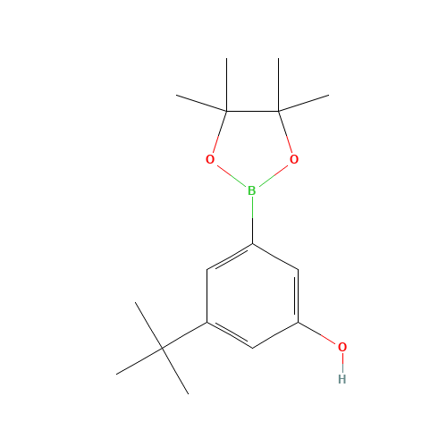 3-tert-butyl-5-(4,4,5,5-tetramethyl-1,3,2-dioxaborolan-2-yl)phenol (CAS: 1402890-07-6) - Related Chemical Product