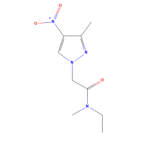 N-ethyl-N-methyl-2-(3-methyl-4-nitropyrazol-1-yl)acetamide (CAS: 1257553-66-4) - Related Chemical Product