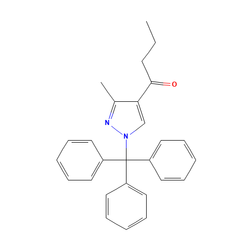 1-(3-methyl-1-tritylpyrazol-4-yl)butan-1-one (CAS: 1404530-61-5) - Related Chemical Product