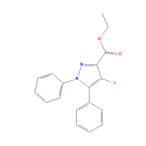 ethyl 4-fluoro-1,5-diphenylpyrazole-3-carboxylate (CAS: 741287-01-4) - Related Chemical Product