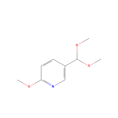 5-(dimethoxymethyl)-2-methoxypyridine (CAS: 95652-83-8) - Related Chemical Product