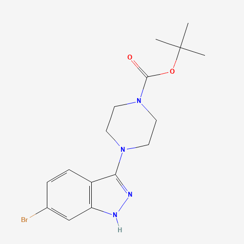 tert-butyl 4-(6-bromo-1H-indazol-3-yl)piperazine-1-carboxylate (CAS: 861972-57-8) - Related Chemical Product