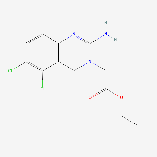 ethyl 2-(2-amino-5,6-dichloro-4H-quinazolin-3-yl)acetate (CAS: 742010-46-4) - Related Chemical Product