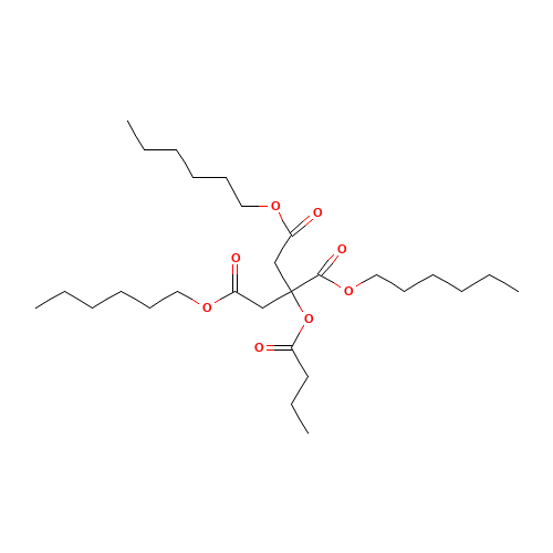 trihexyl 2-butanoyloxypropane-1,2,3-tricarboxylate (CAS: 82469-79-2) - Related Chemical Product