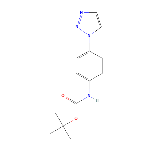 tert-butyl N-[4-(triazol-1-yl)phenyl]carbamate (CAS: 1266335-90-3) - Related Chemical Product