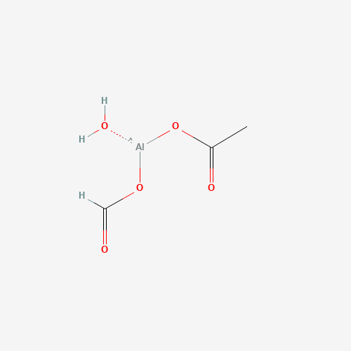 acetyloxy(formyloxy)aluminum;hydrate (CAS: 34202-30-7) - Chemical Structure and Molecular Formula 