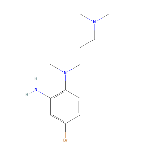 4-bromo-1-N-[3-(dimethylamino)propyl]-1-N-methylbenzene-1,2-diamine (CAS: 870220-90-9) - Related Chemical Product